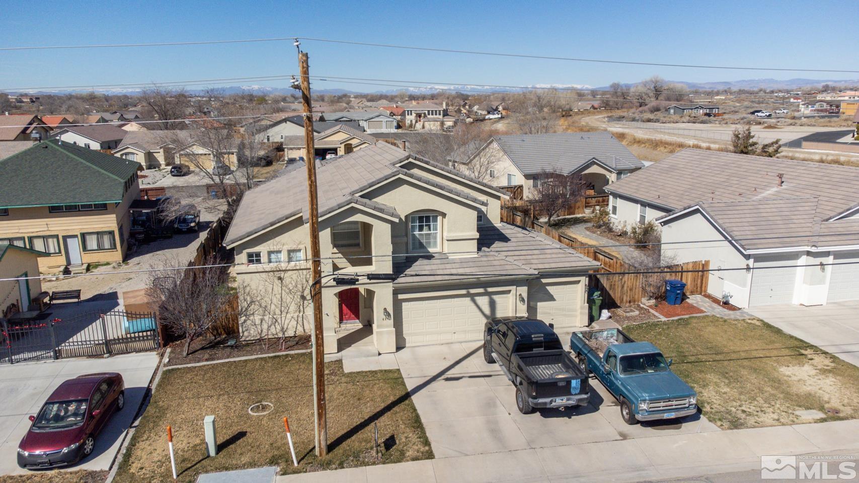 437 Rio Vista Drive Fallon, NV 89406 - Photo 24 of 24 an aerial view of a house with a ocean view