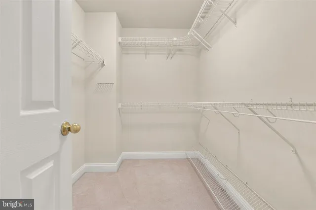 a view of walk in closet