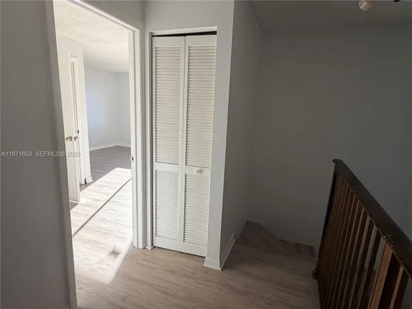 a view of wooden floor