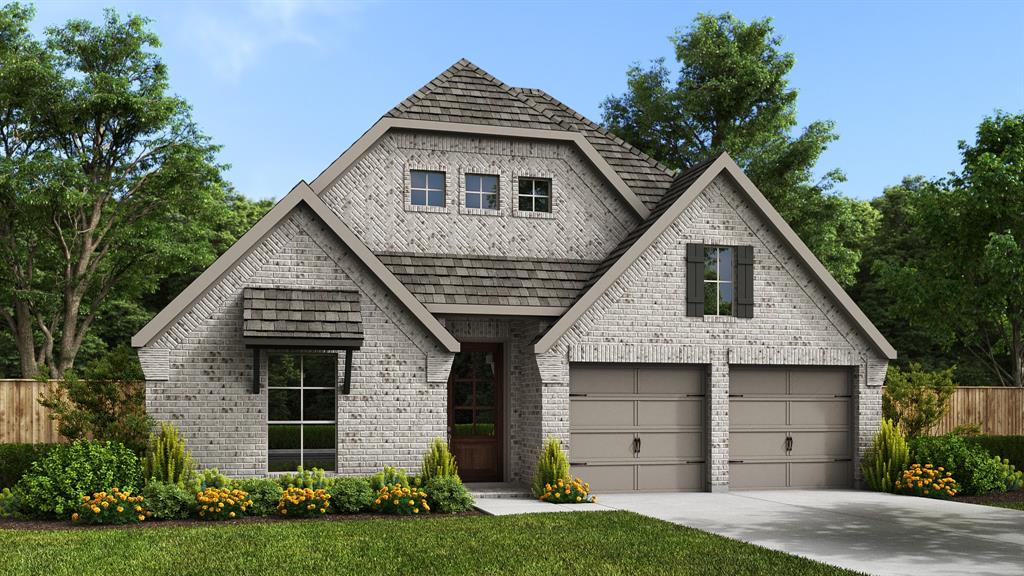 816 River Sky Road Lavon, TX 75166 - Photo 1 of 14 a front view of a house with a yard