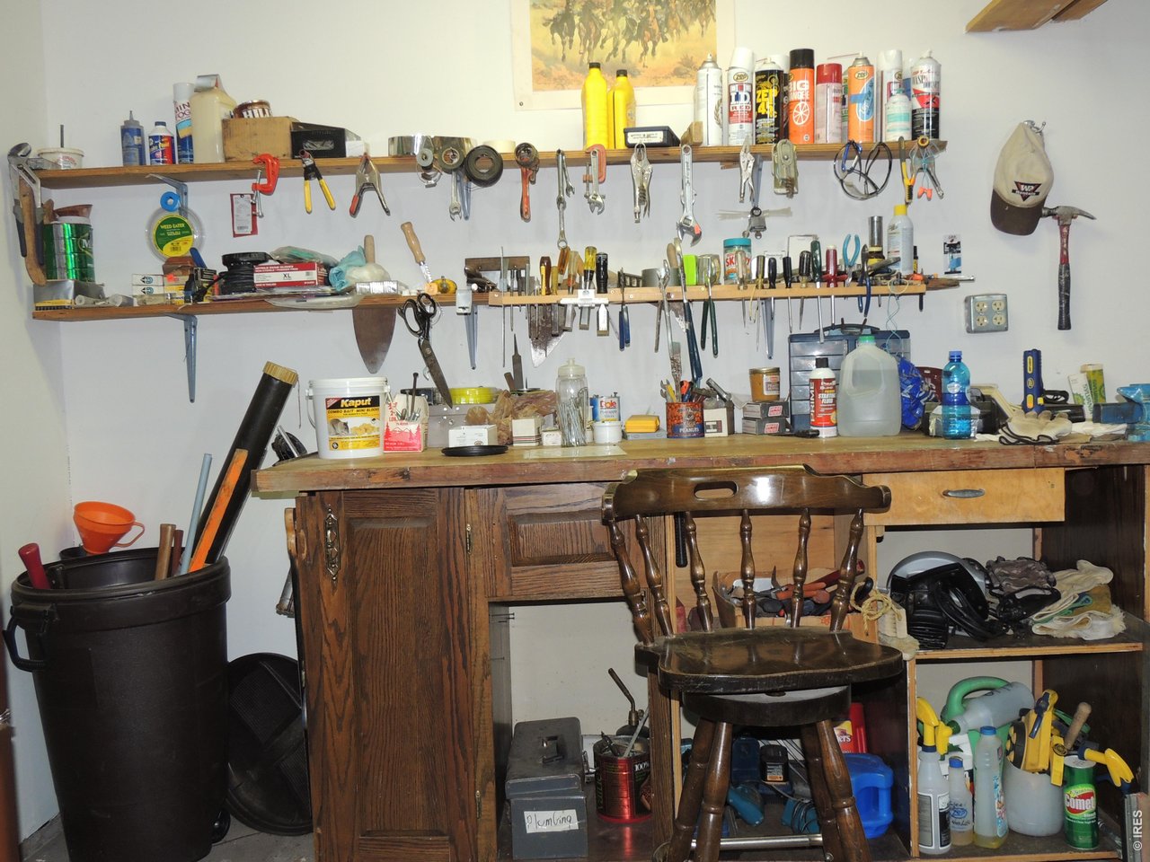 2300 Red Ashby Road Livermore, CO 80536 - Photo 27 of 32 Basement area workshop, some personal property not included