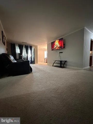 a view of a livingroom with a couch