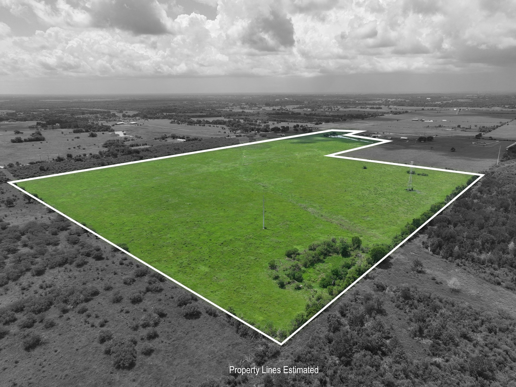 0 Lisa May Road Bellville, TX 77418 - Photo 5 of 14 an aerial view of a football ground