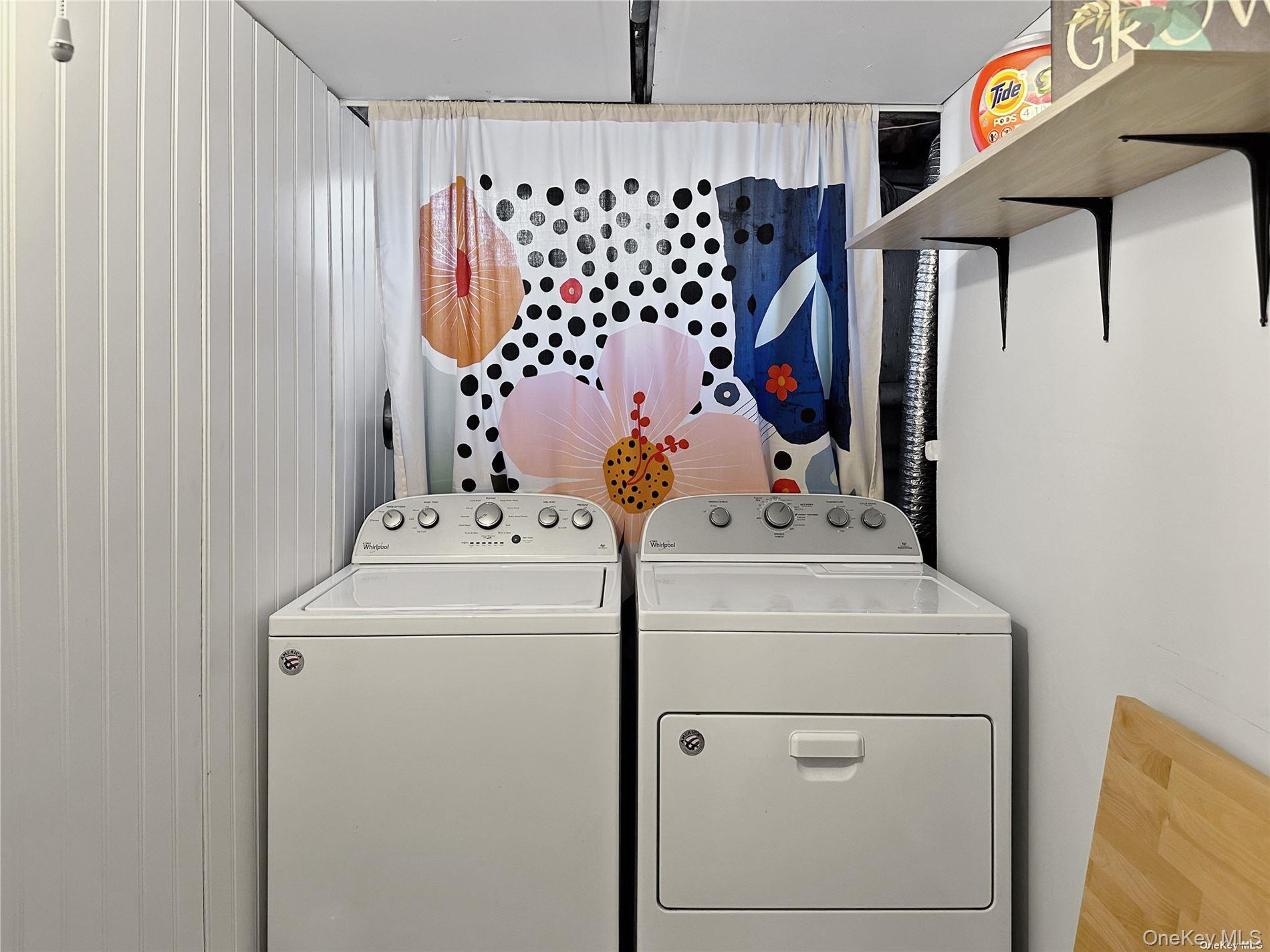 126 Overhill Road Wading River, NY 11792 - Photo 13 of 23 a utility room with dryer and washer
