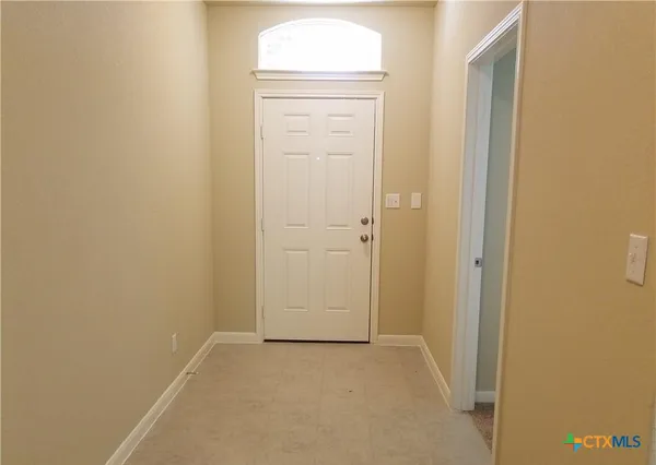 a view of a closet area
