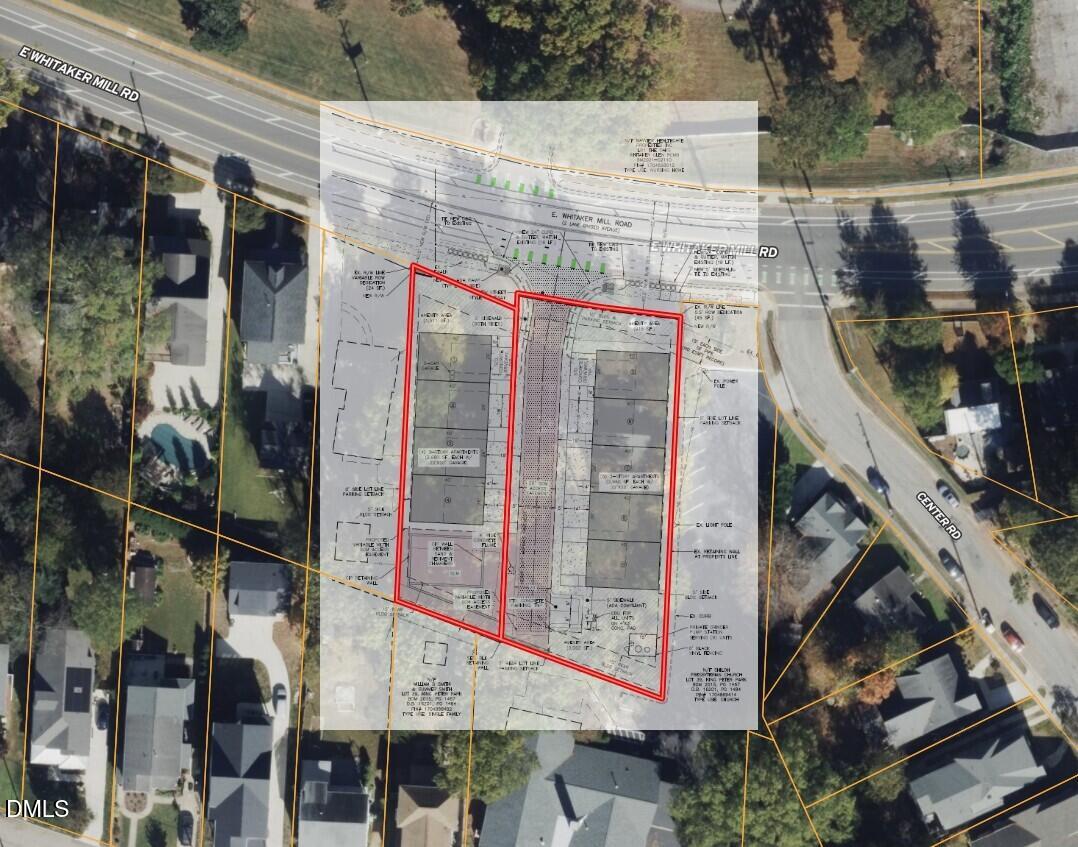 518 & 522 Whitaker Mill Road Site Plan