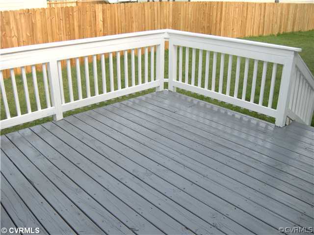 5529 Retriever Road Richmond, VA 23237 - Photo 10 of 12 Patio/Deck - Freshly painted deck!