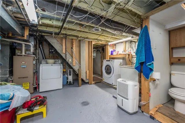 a view of storage and utility room