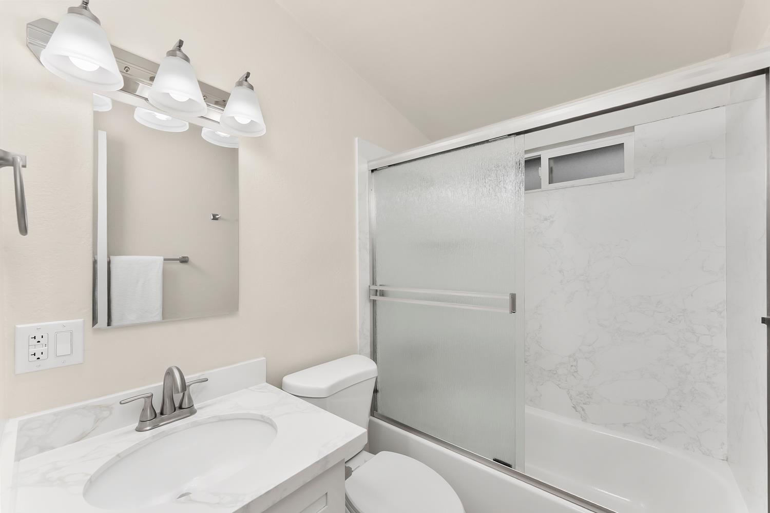 317 Brookwood Road Roseville, CA 95678 - Photo 25 of 36 a bathroom with a sink toilet and shower