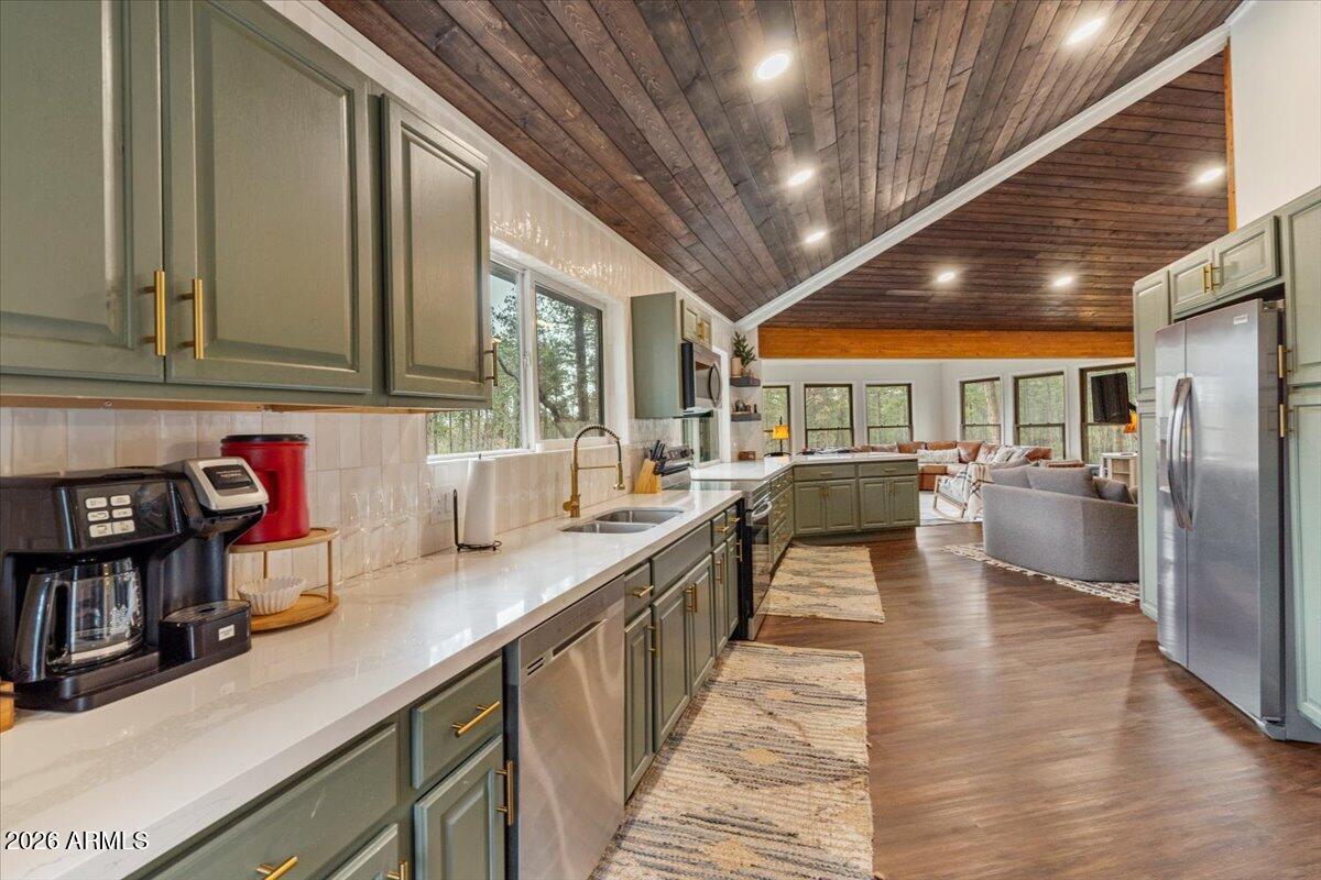 5979 Dearing Road Prescott, AZ 86305 - Photo 23 of 48 a kitchen with granite countertop lots of counter top space
