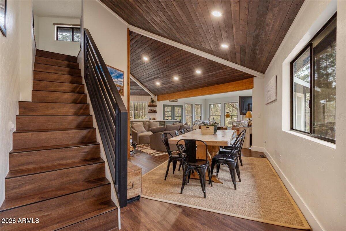 5979 Dearing Road Prescott, AZ 86305 - Photo 31 of 48 a view of a dining room with furniture window and entryway
