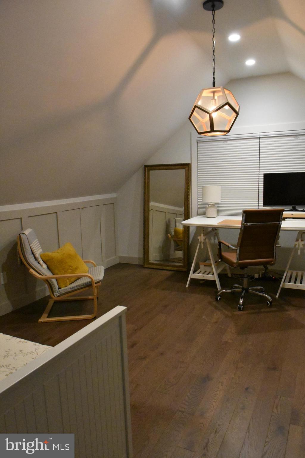 28 Delaware Avenue Ewing, NJ 08628 - Photo 15 of 46 a view of a room with chairs and a ceiling fan