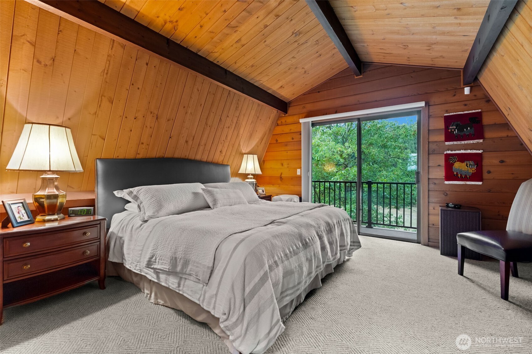 29622 48th Avenue South Roy, WA 98580 - Photo 20 of 38 a bedroom with a bed and a night stand