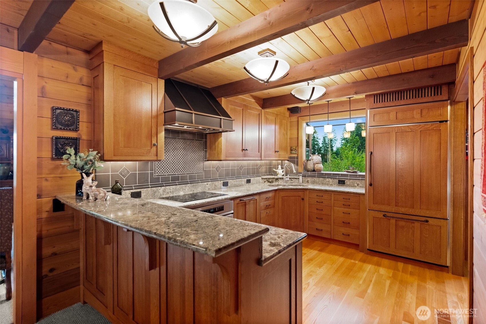 29622 48th Avenue South Roy, WA 98580 - Photo 7 of 38 a kitchen with a sink a refrigerator and cabinets