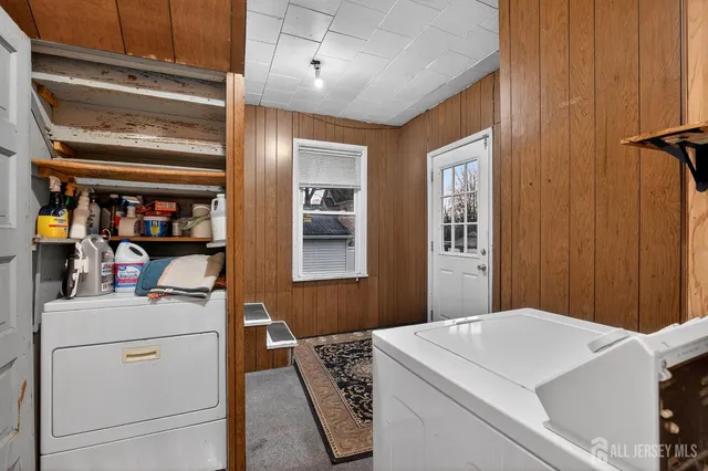 a room with storage and utility