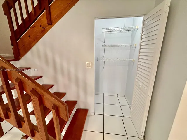 a view of an empty room