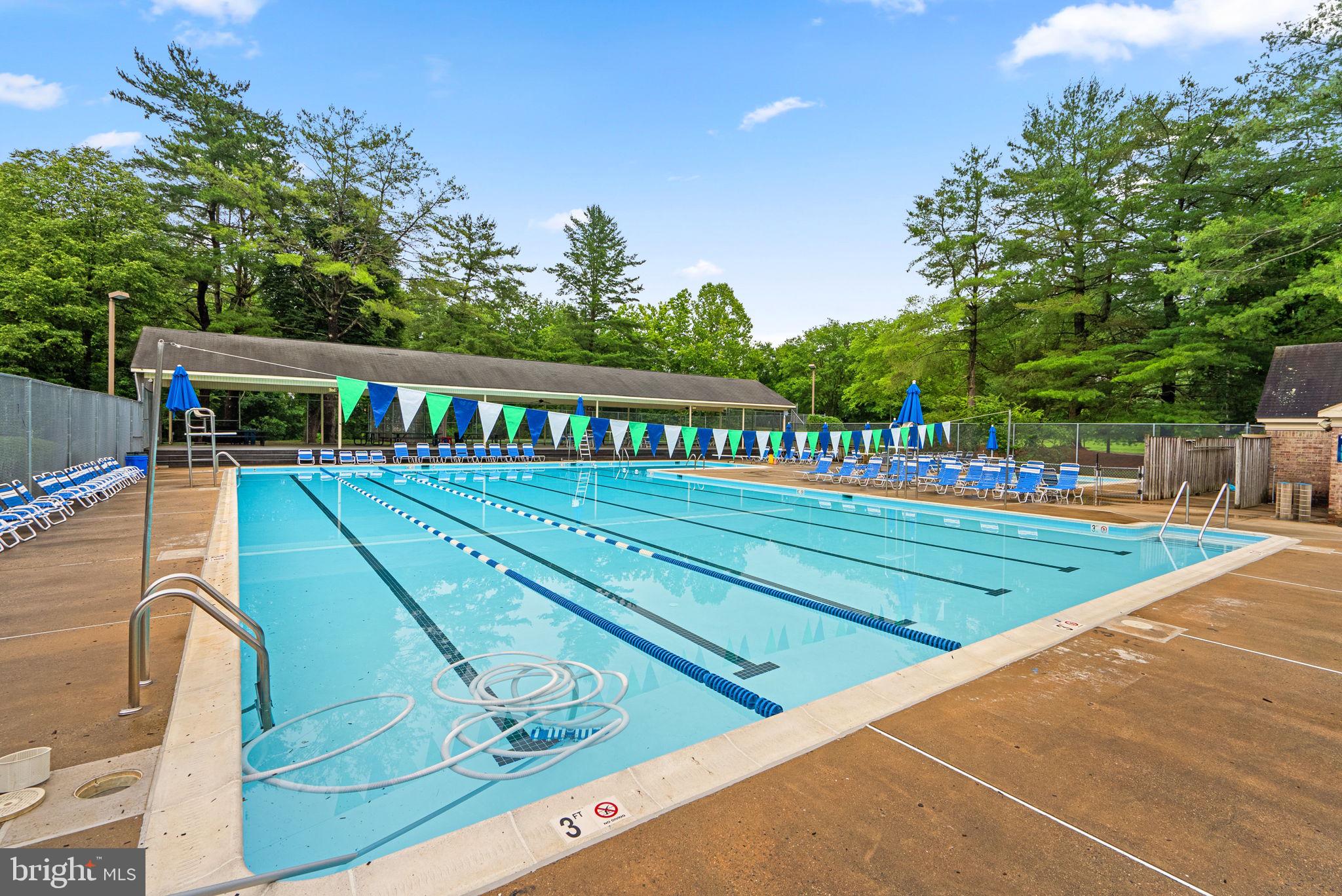 17513 Longview Lane Olney, MD 20832 - Photo 46 of 51 a view of a tennis ground with large trees