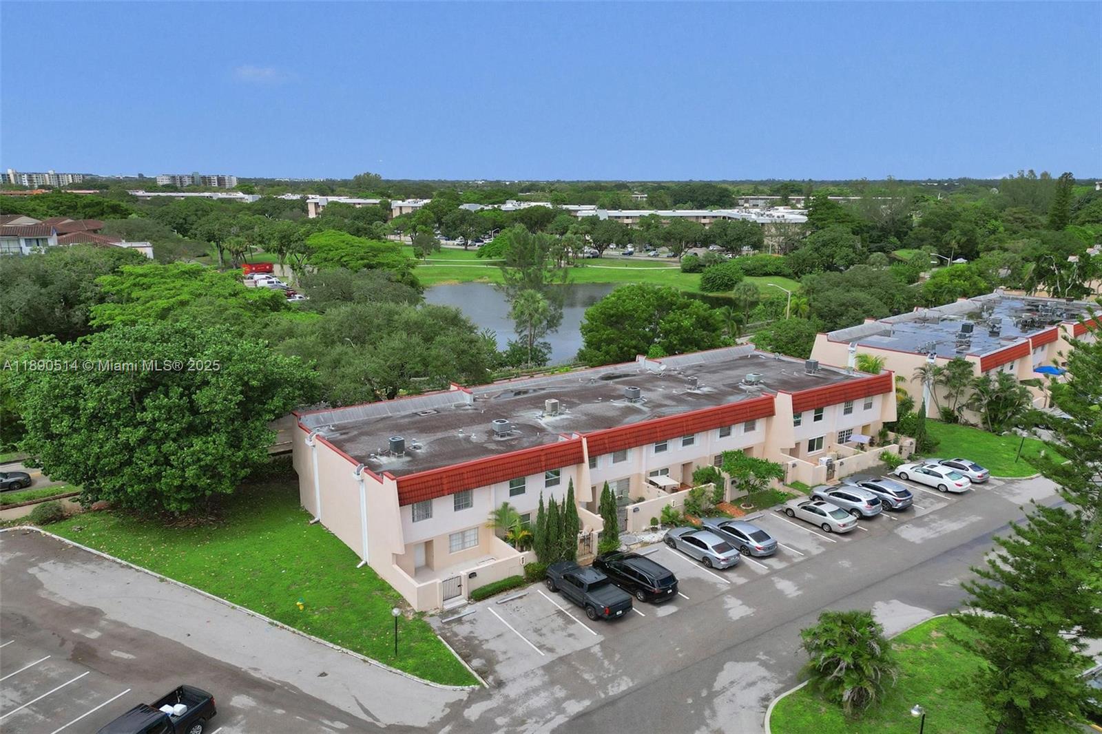 4026 Inverrary Drive, Unit 8A Lauderhill, FL 33319 - Photo 45 of 50 an aerial view of a house with a garden