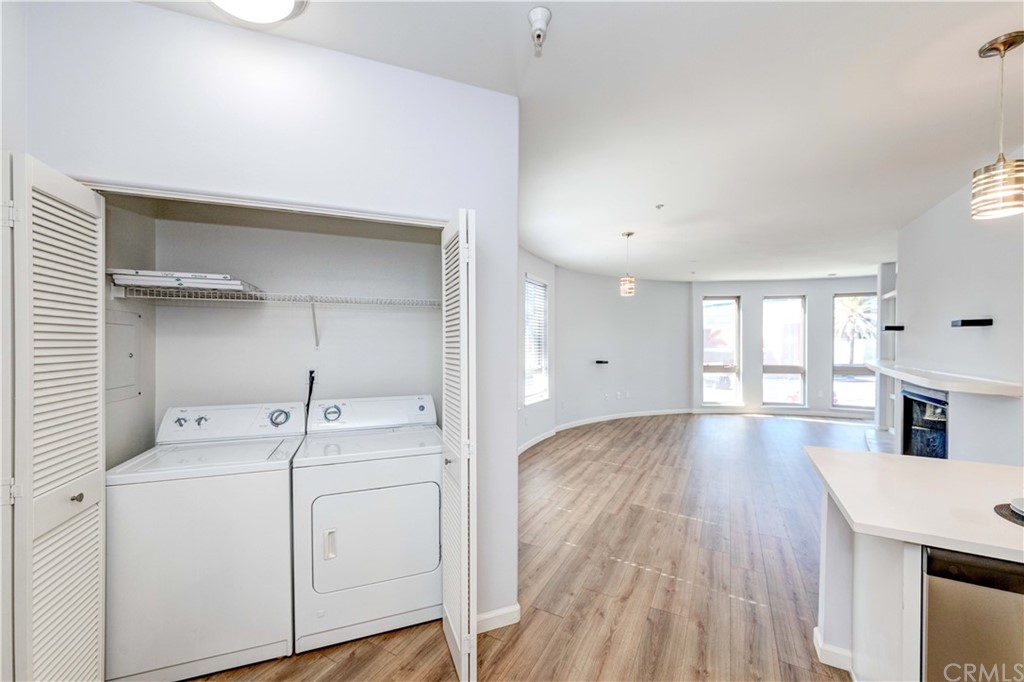 100 South Alameda Street, Unit 210 Los Angeles, CA 90012 - Photo 23 of 52 a view of bathroom with wooden floor