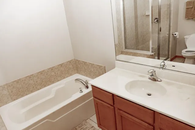 a bathroom with a sink and a bathtub