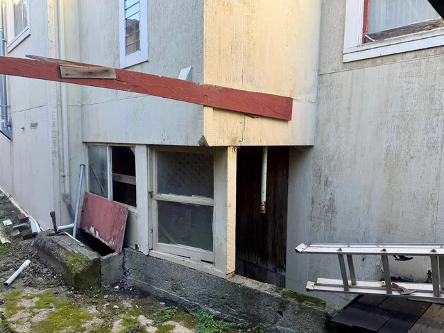 a view of front door