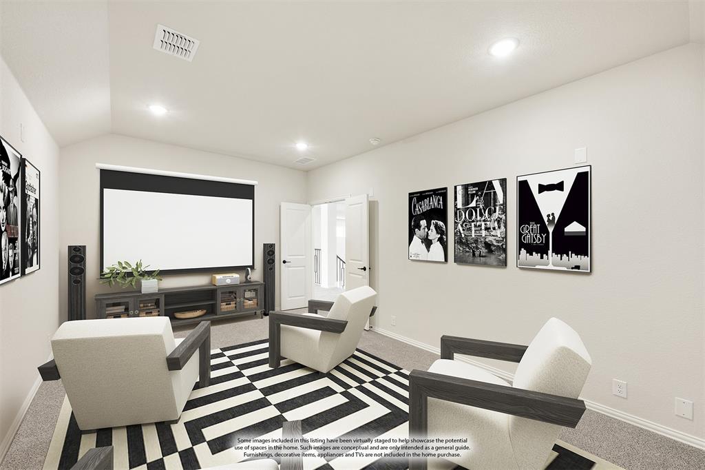 721 Seahawk Street Joshua, TX 76058 - Photo 31 of 40 a living room with furniture a rug and a large window