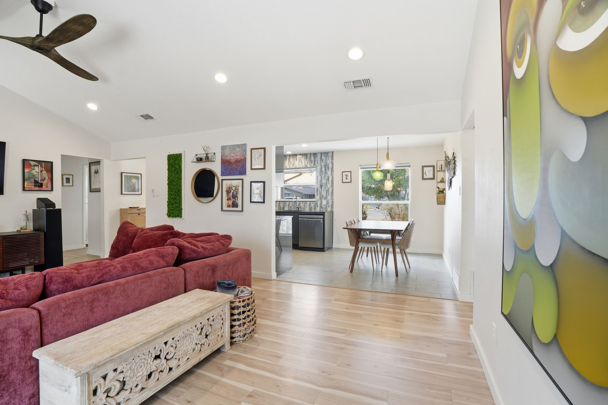 10305 Golden Quail Drive Austin, TX 78758 - Photo 6 of 39 a living room with furniture and wooden floor