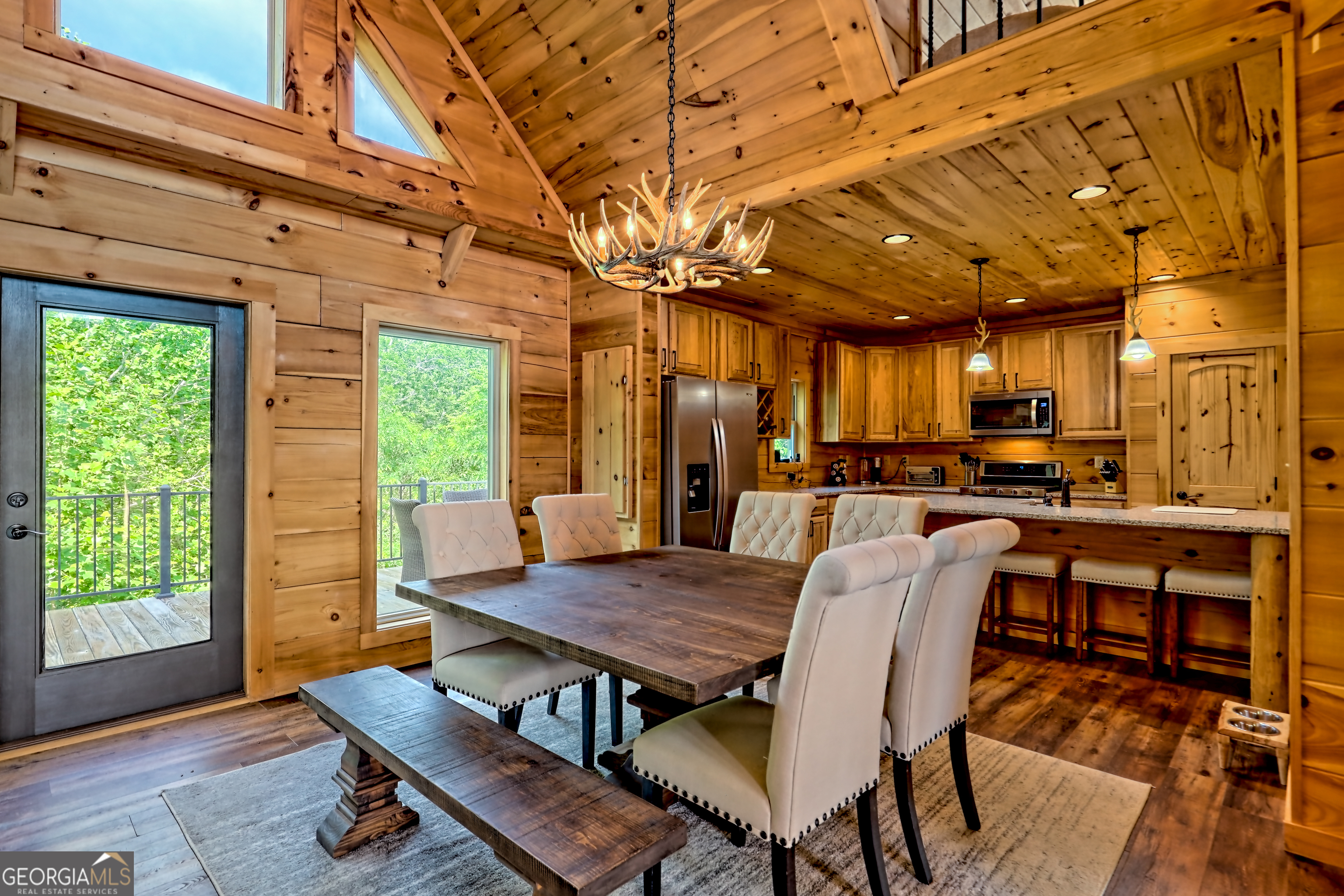 117 Ivy Rdg Way Clarkesville, GA 30523 - Photo 12 of 84 a view of a dining room with furniture window and wooden floor