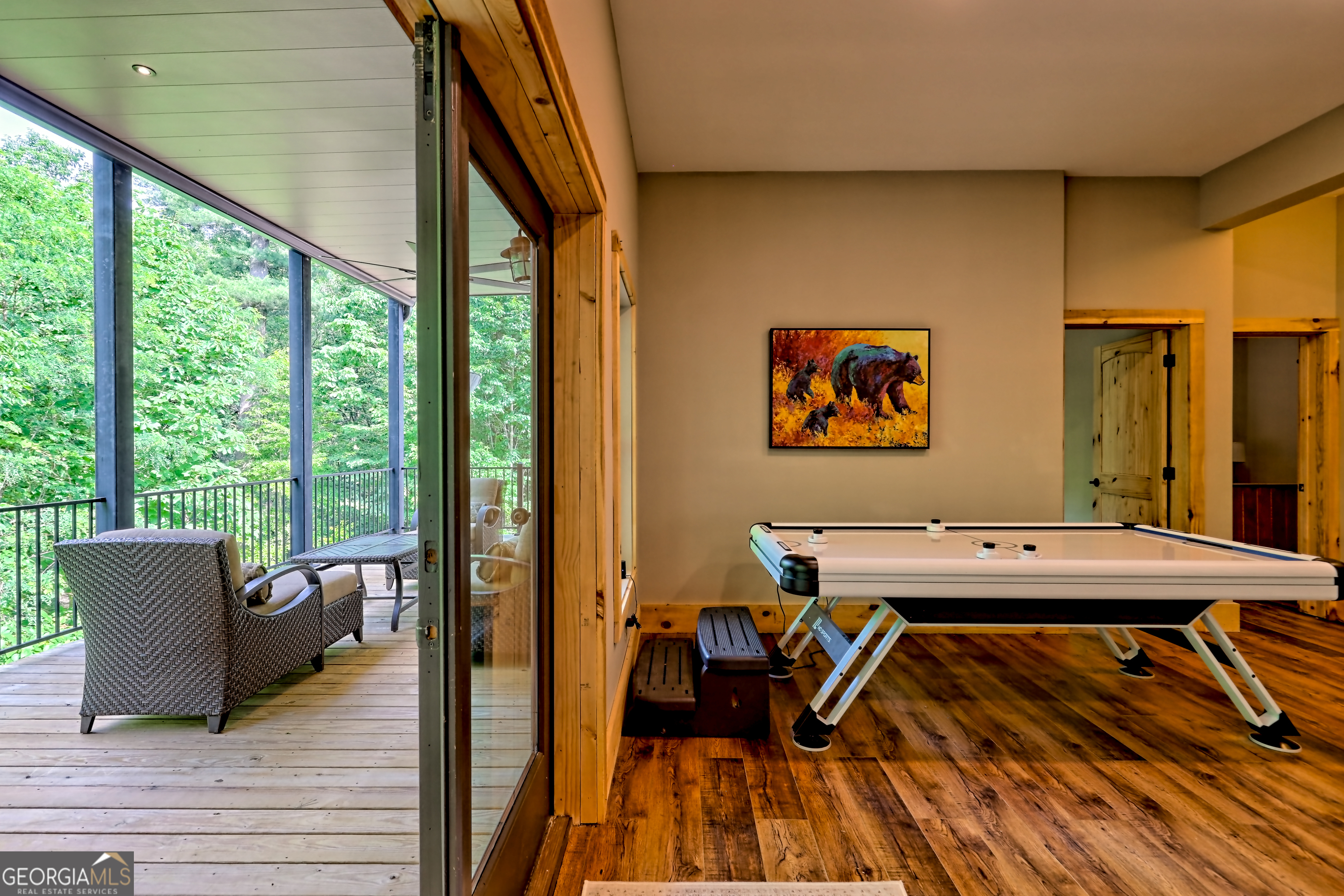 117 Ivy Rdg Way Clarkesville, GA 30523 - Photo 69 of 84 a view of a dining room with furniture window and wooden floor