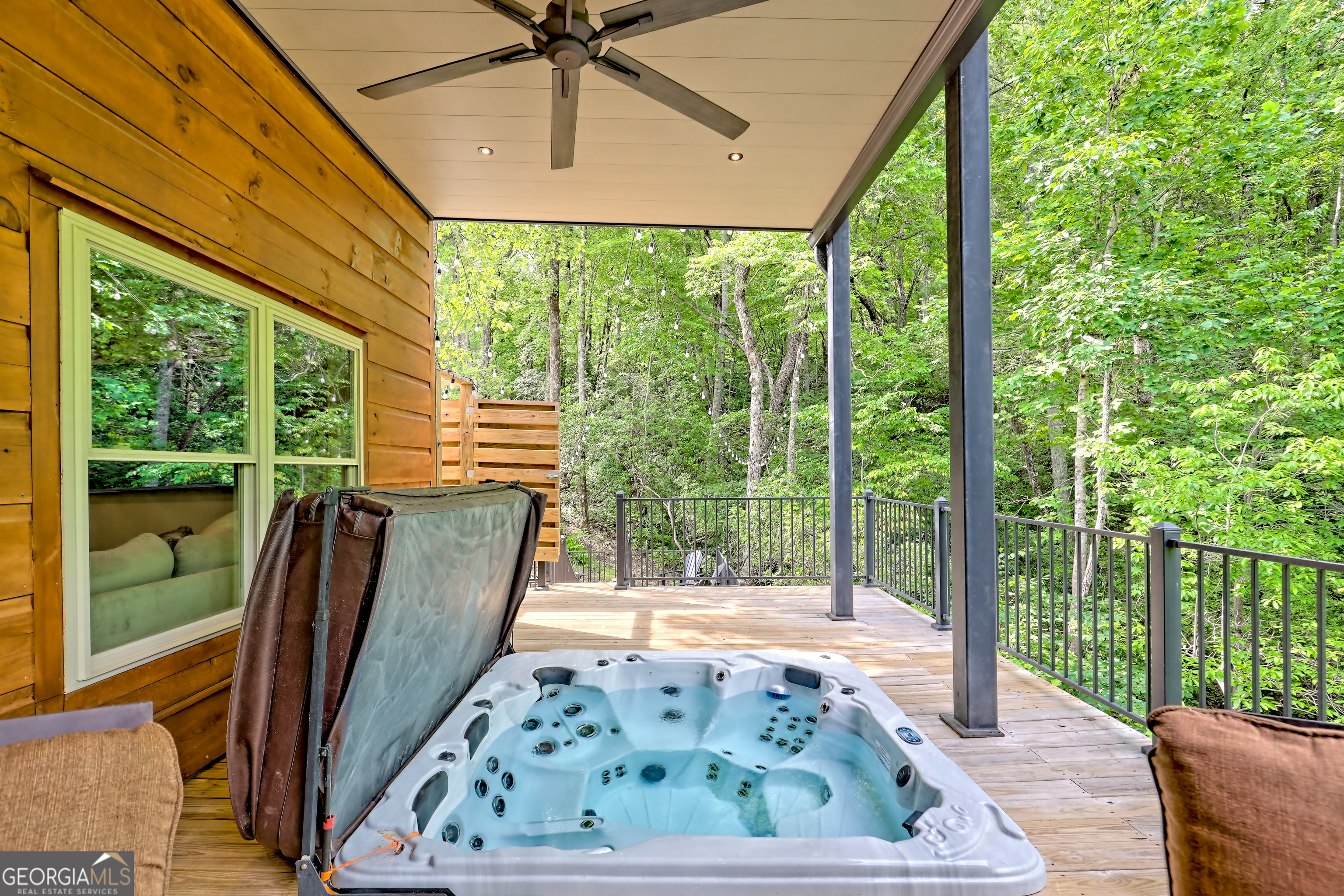 117 Ivy Rdg Way Clarkesville, GA 30523 - Photo 72 of 84 a view of a porch with furniture and garden