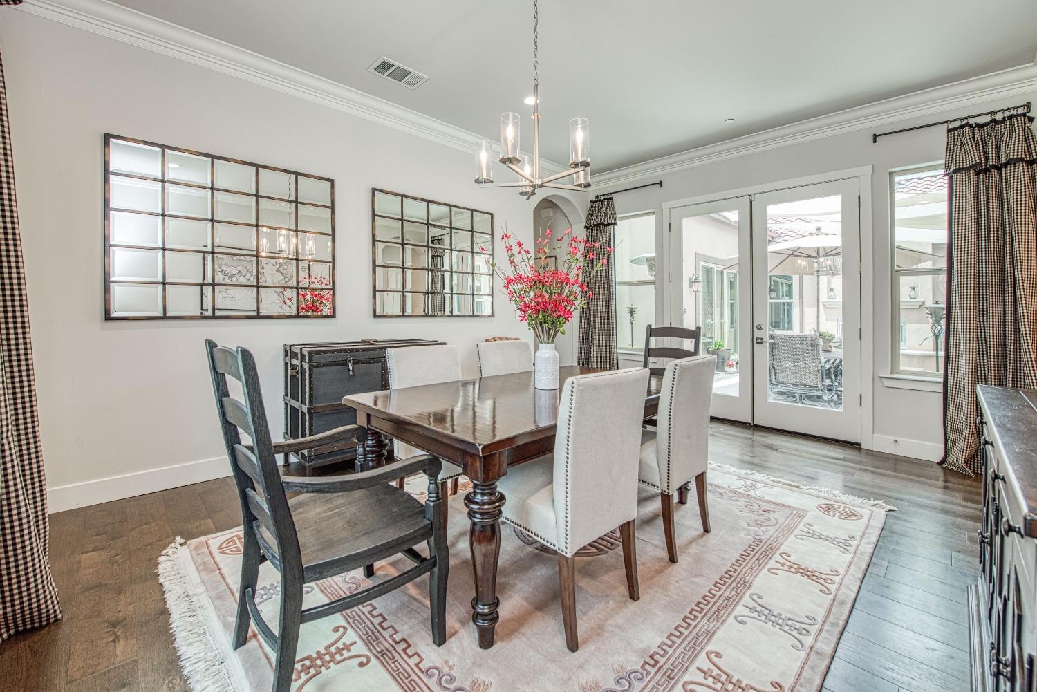 1632 North De Wolf Avenue Clovis, CA 93619 - Photo 24 of 80 a view of a dining room with furniture window and outside view