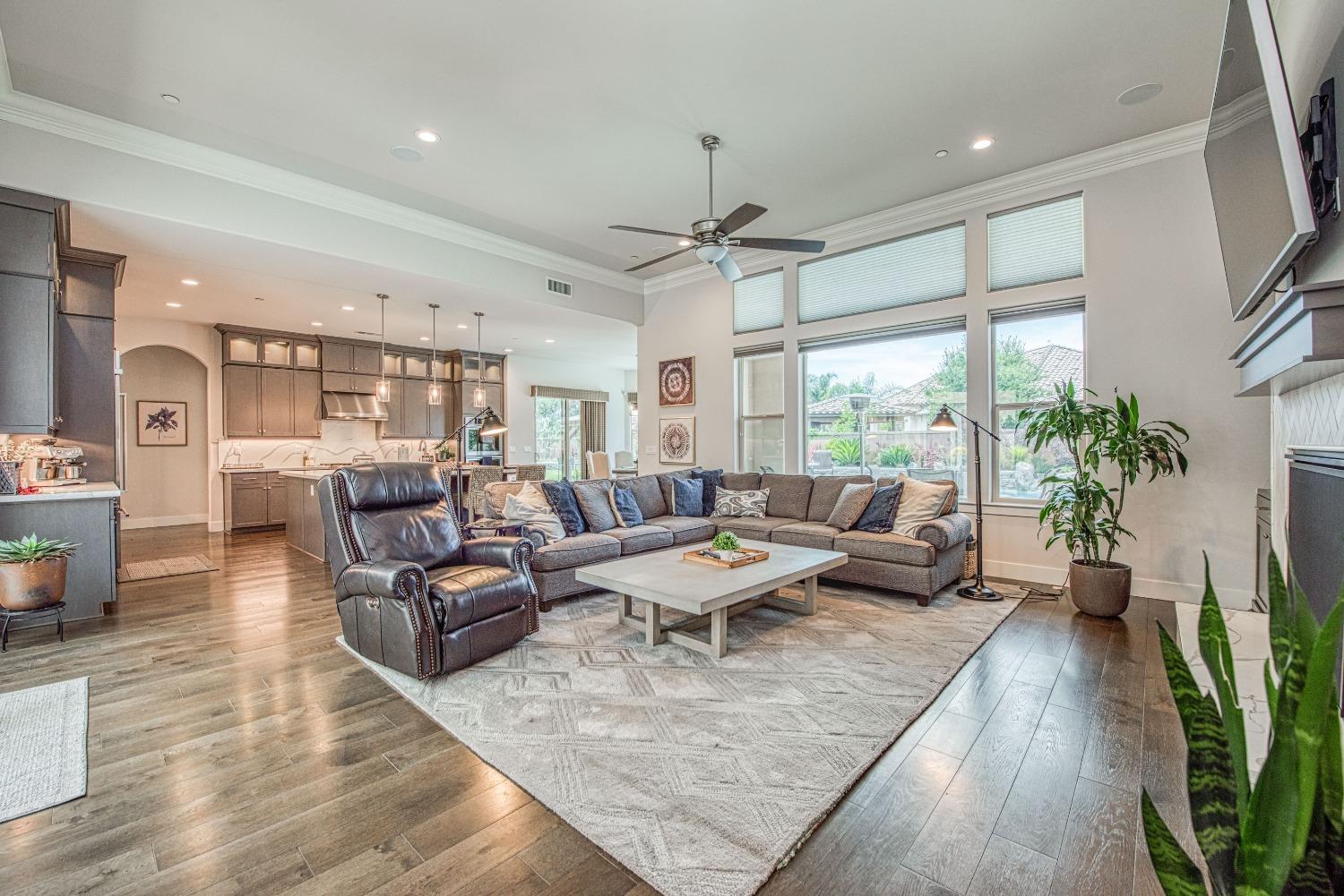 1632 North De Wolf Avenue Clovis, CA 93619 - Photo 47 of 80 a living room with furniture and a large window