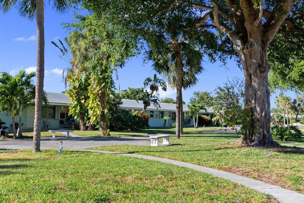 3801 Northeast 22nd Terrace, Unit 2 Lighthouse Point, FL 33064 - Photo 14 of 19 a view of a park with tree s