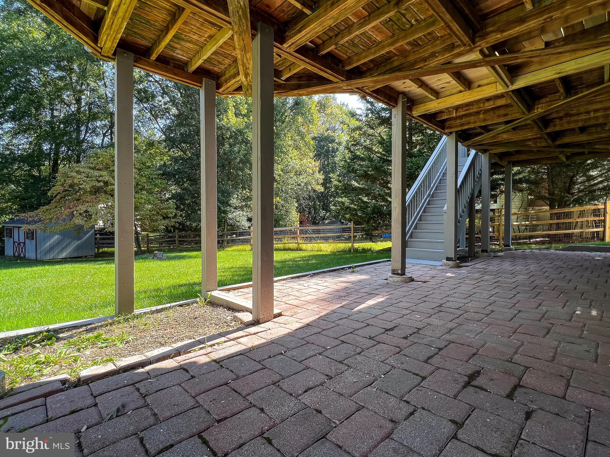 14913 Lear Lane Silver Spring, MD 20905 - Photo 32 of 34 a view of a porch with a backyard