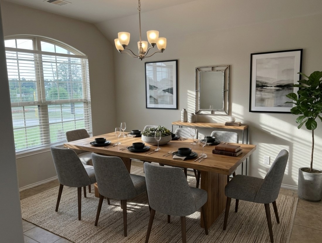 24307 Hampton Terrace Lane Spring, TX 77389 - Photo 2 of 20 Elegant dining room beautifully staged to inspire your dream setup.