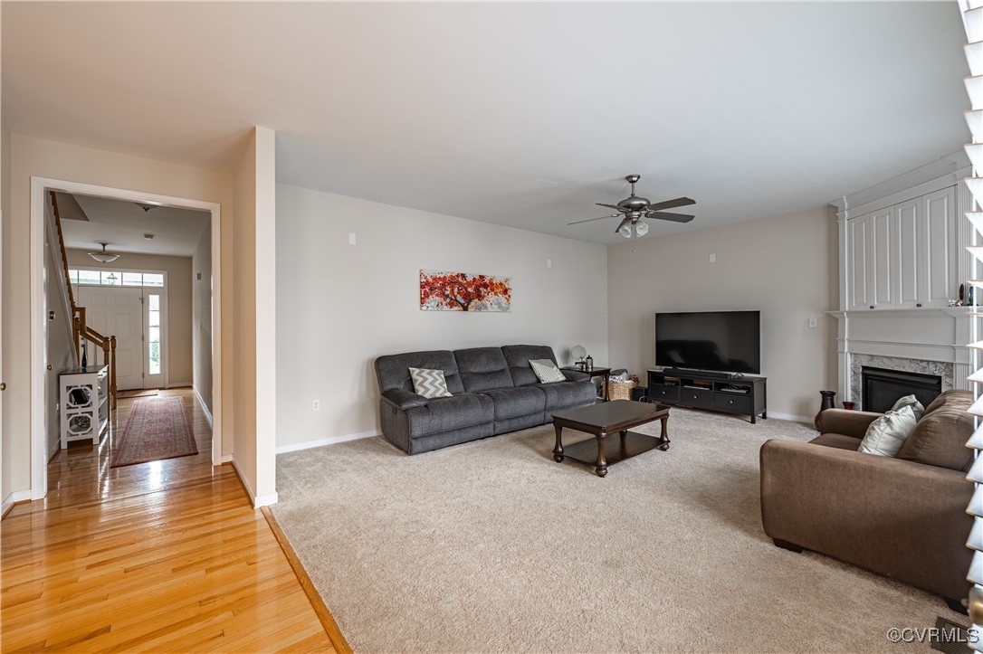 9500 Meadowview Road Henrico, VA 23294 - Photo 15 of 49 a living room with furniture and a flat screen tv