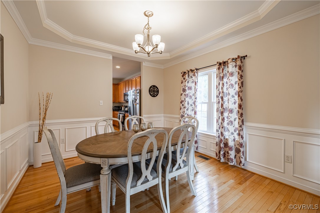 9500 Meadowview Road Henrico, VA 23294 - Photo 25 of 49 a view of a dining room with furniture window and wooden floor