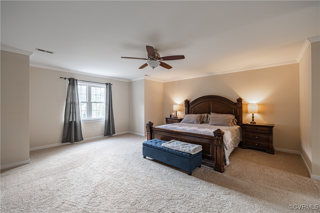 9500 Meadowview Road Henrico, VA 23294 - Photo 40 of 49 a bedroom with a bed and a ceiling fan