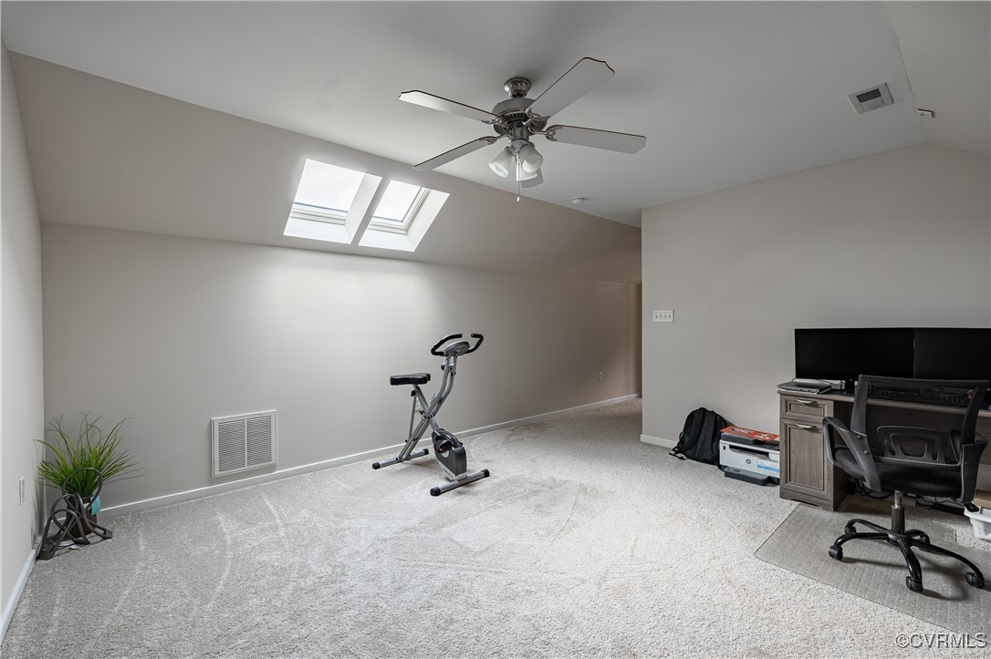 9500 Meadowview Road Henrico, VA 23294 - Photo 49 of 49 a view of workspace with a window and a ceiling fan