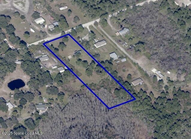 4775 Pine Needle Road Mims, FL 32754 - Photo 16 of 17 4775 Pine Needle Home Lot Aerial