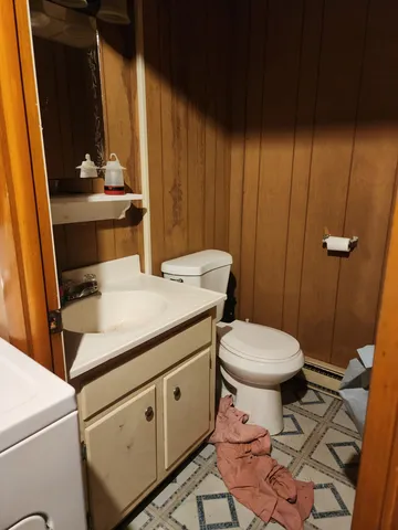 a room with gym equipment