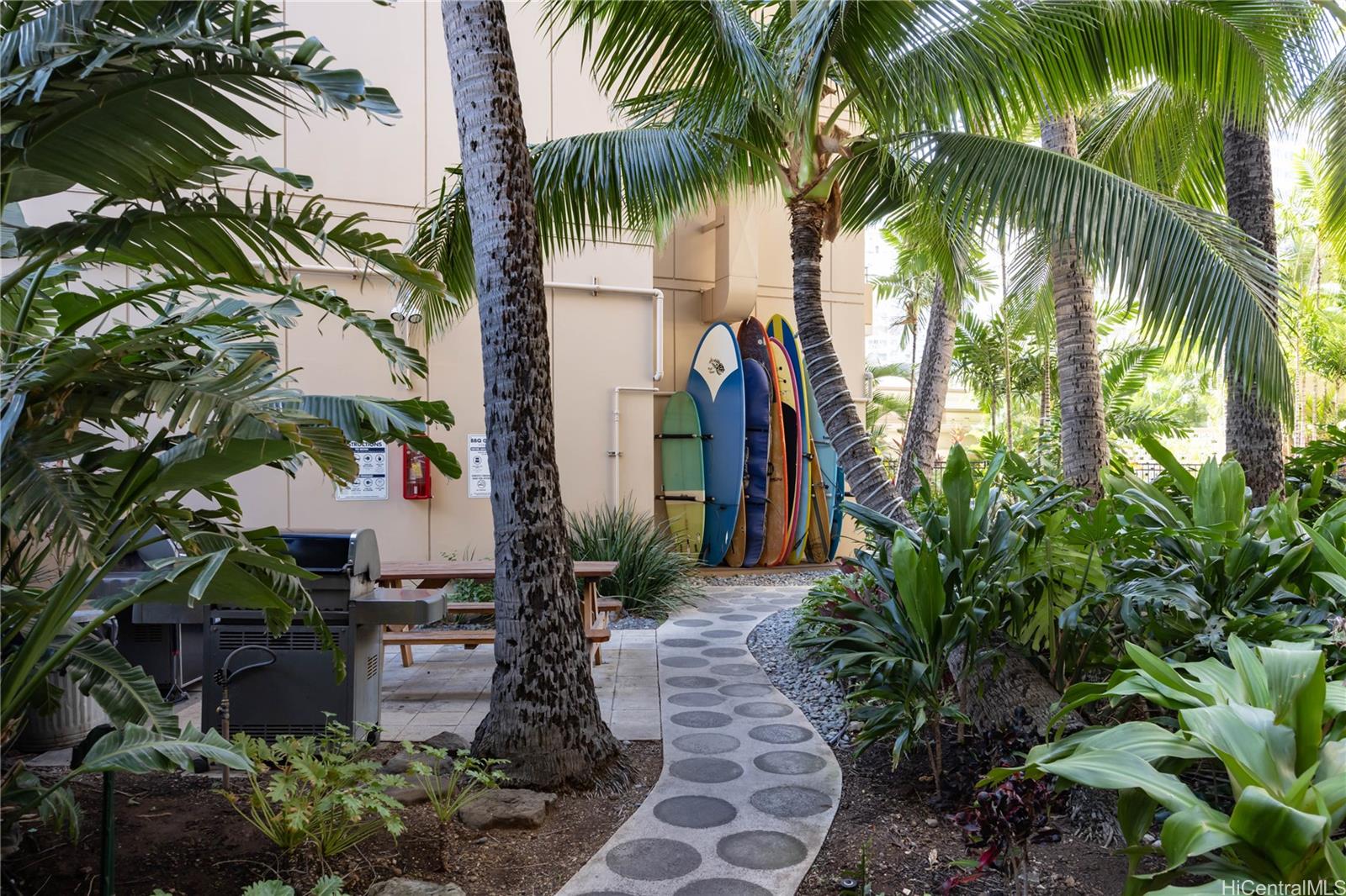 1720 Ala Moana Boulevard, Unit 1408A Honolulu, HI 96815 - Photo 15 of 15 Surfboard And BBQ Area