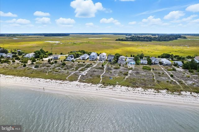 a view of an ocean and beach