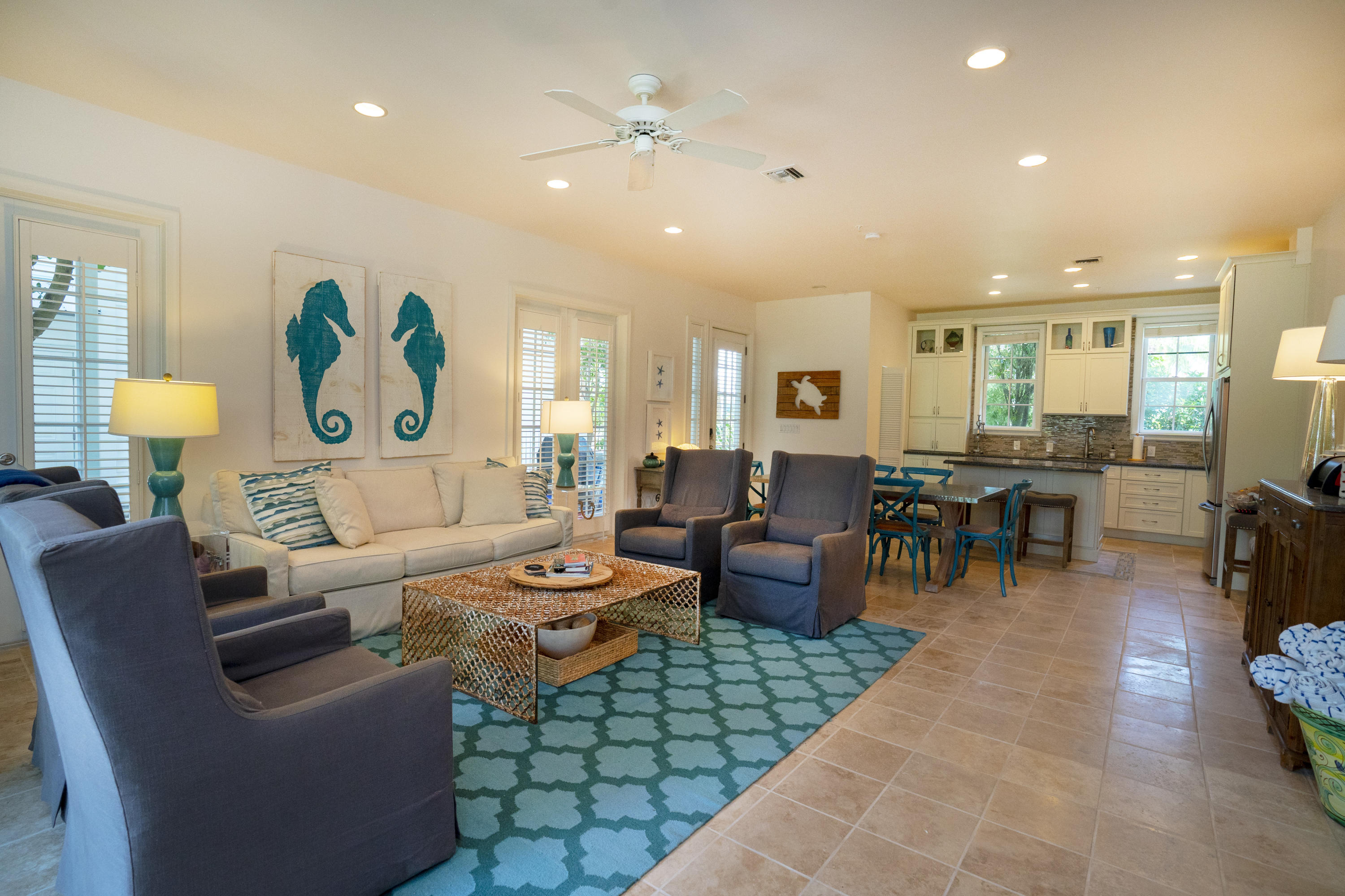 70 Sunset Key Drive Key West, FL 33040 - Photo 5 of 22 a living room with furniture and a chandelier