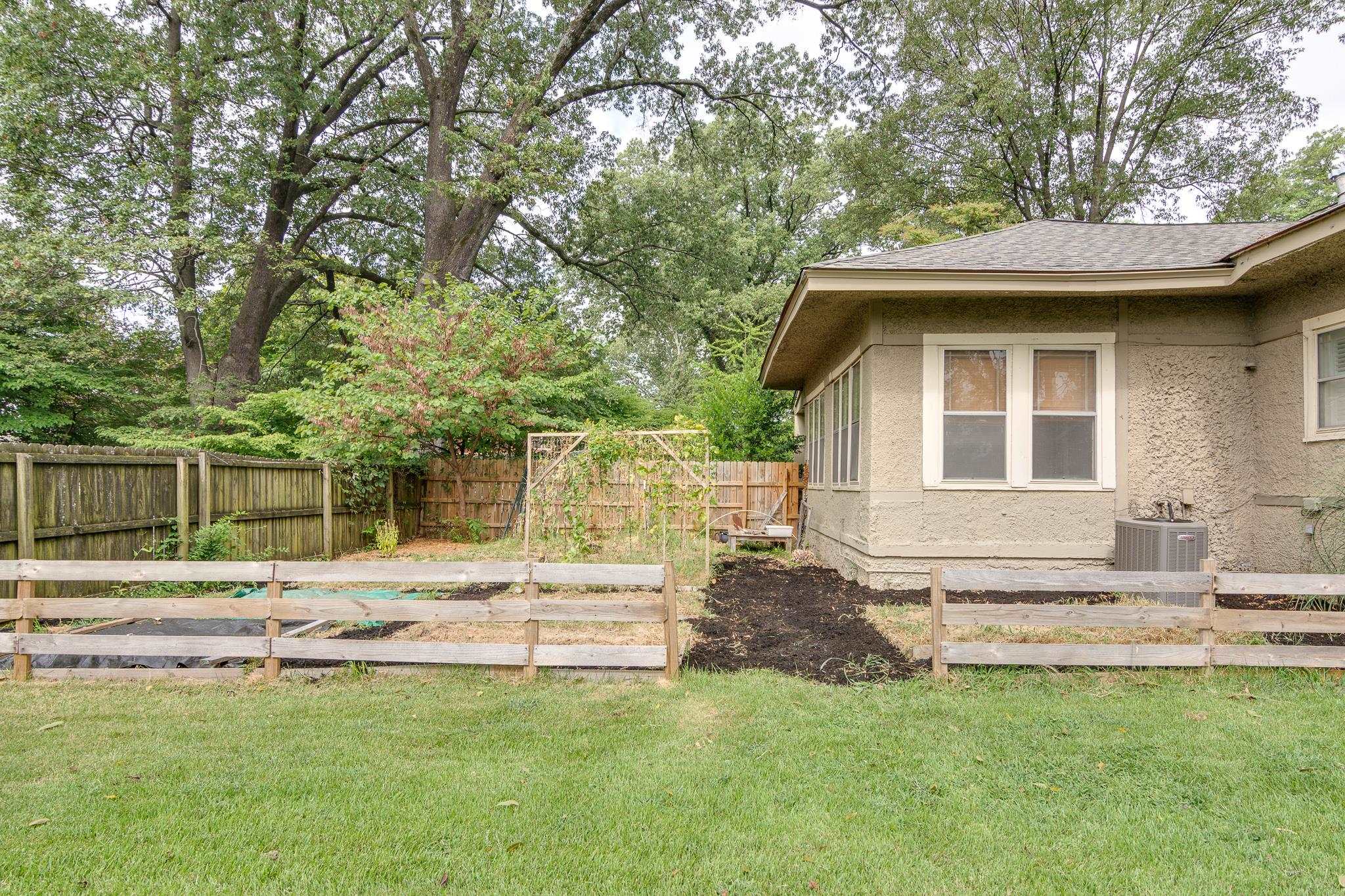 520 Ellsworth Street Memphis, TN 38111 - Photo 37 of 37 View of home's exterior featuring a fenced backyard, stucco siding, and a shingled roof