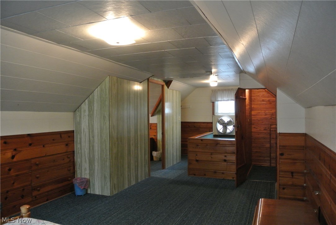 13220 Hathaway Road Cleveland, OH 44125 - Photo 14 of 27 Cozy upstairs with knotty pine and cedar closet