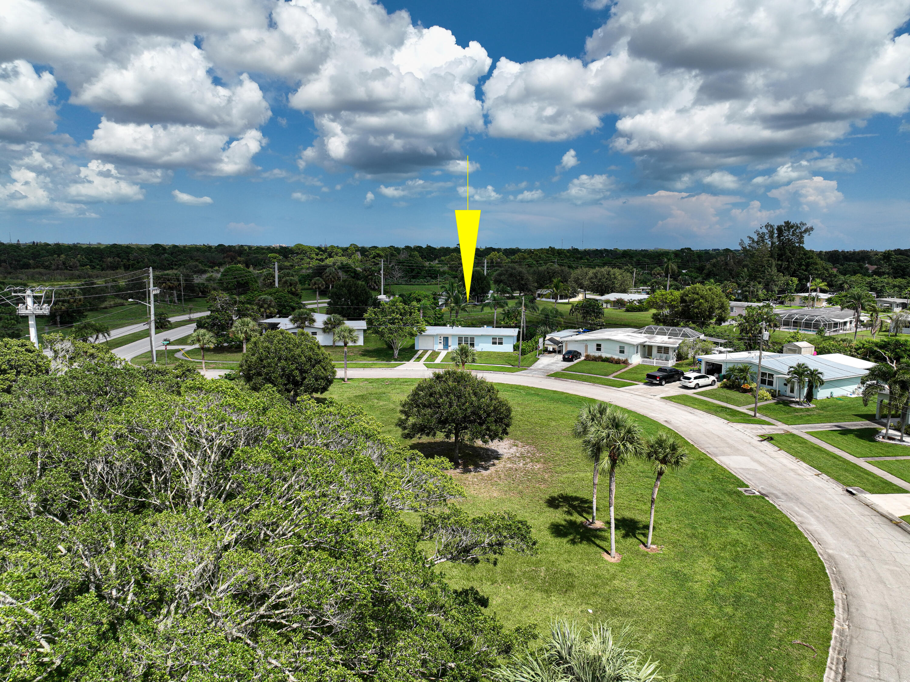 2805 Southeast Pocatella Road Port St. Lucie, FL 34952 - Photo 30 of 34 Arial Park to House