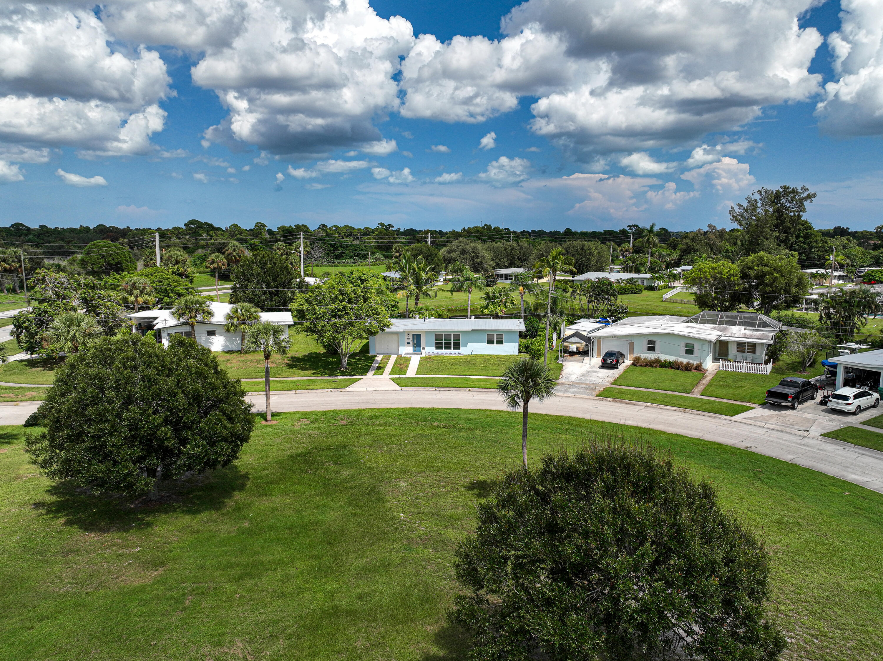 2805 Southeast Pocatella Road Port St. Lucie, FL 34952 - Photo 32 of 34 Arial Park to House 2