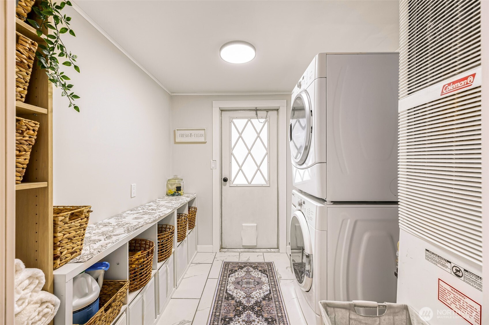 1014 West Smith Road, Unit 36 Bellingham, WA 98226 - Photo 23 of 32 a view of hallway with washer and dryer