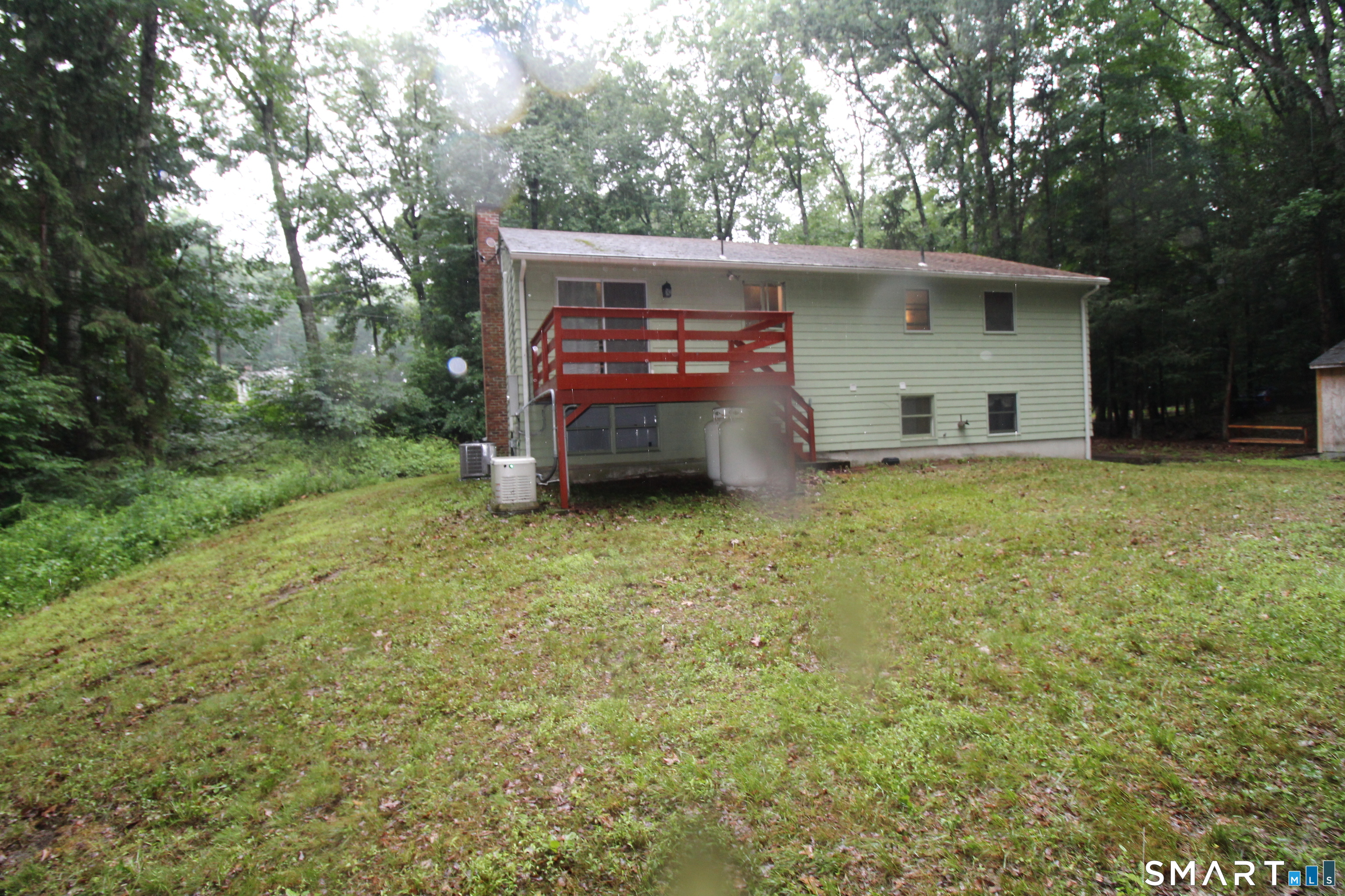194 Cedar Swamp Road Mansfield, CT 06268 - Photo 26 of 28 Back yard and deck